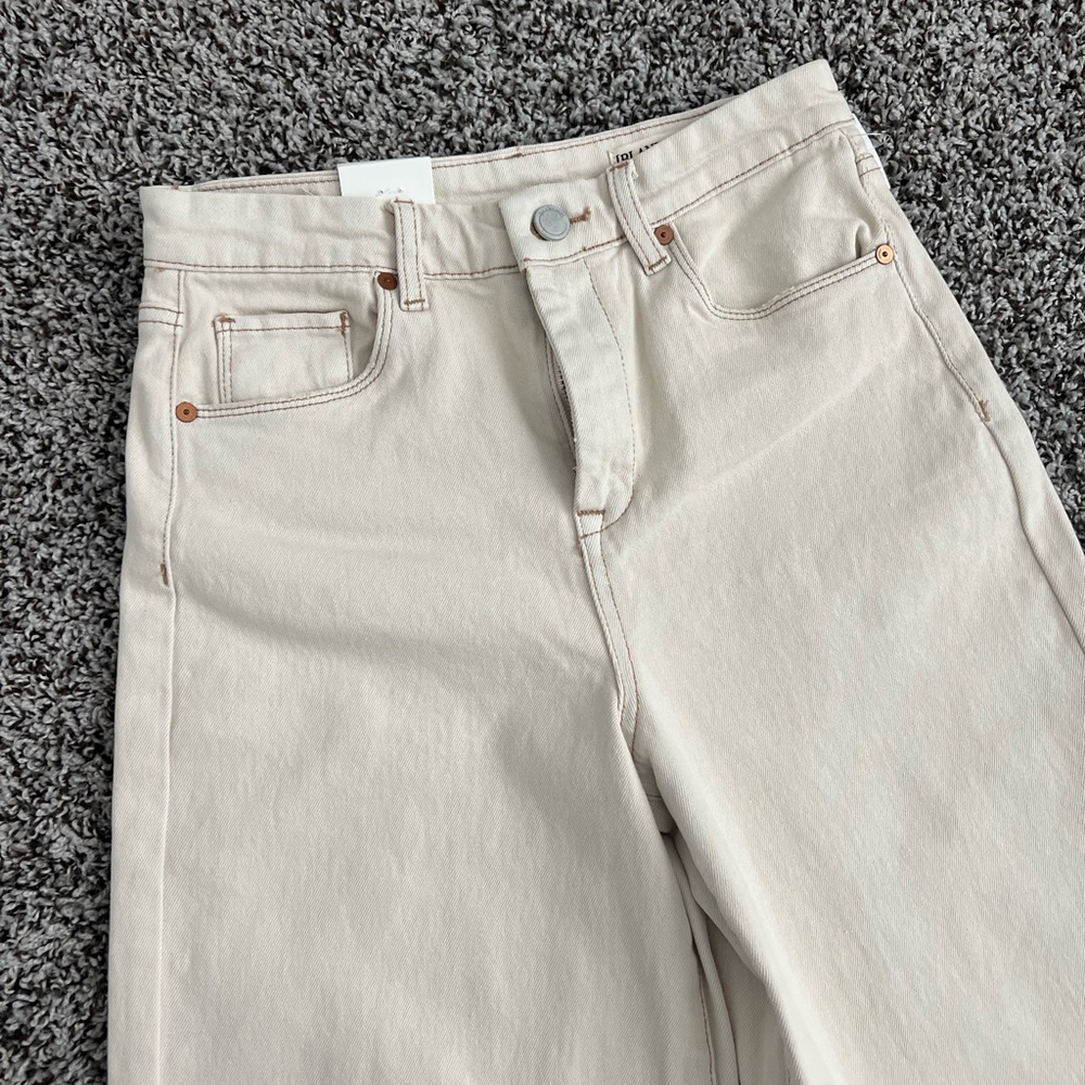 NWT BLANK NYC The Franklin Rib Cage Wide Leg Jeans